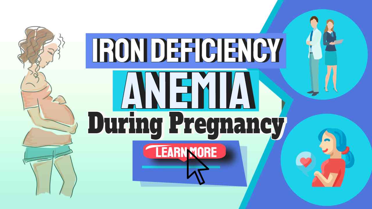 Image text: "Iron deficiency anemia during pregnancy".