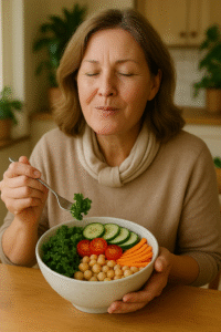 Chewing increases satiety