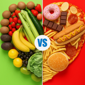 Fresh vs processed food
