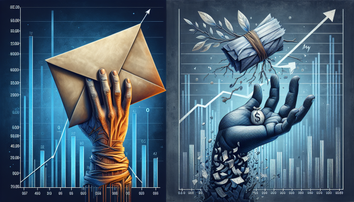 How to Compare Debt Consolidation Loan APRs: A Guide | DCL Two hands holding loan documents showing 10% and 5% APR effects on monthly payments, with financial charts.