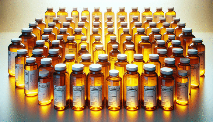 Bottles of omega-3 supplements with IFOS certifications, displayed on a clean, clinical background.
