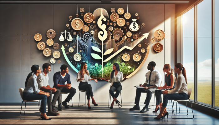 How Credit Counseling Beats Consolidation Loans: A Guide | DCL A diverse group receiving personalized financial advice from a credit counselor in an office, with educational materials.