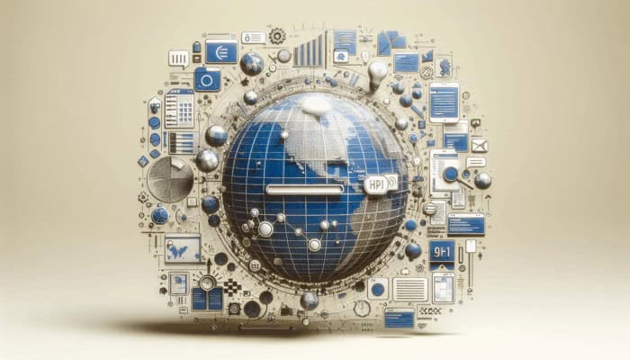 Best Practices for Technical SEO for Blogs: A minimalist webpage with reduced HTTP requests, showing images, scripts, and stylesheets, improving global user experience.