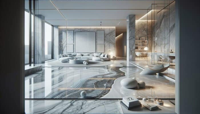 Local Experts for Your Marble Cleaning Requirements: Elegant marble surfaces in a luxurious home, being professionally cleaned to preserve their beauty and prevent damage.
