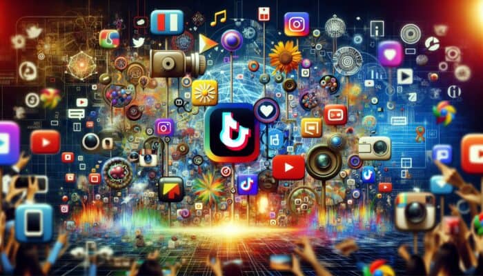 Collage of TikTok, Instagram Reels, and YouTube Shorts logos alongside engaging video thumbnails.