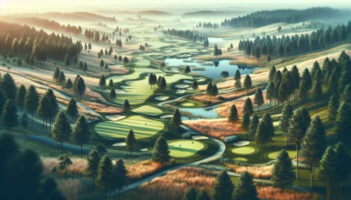 Scenic 9-hole golf course in Kokstad, transformed into 18-hole challenge, surrounded by rolling hills and countryside.