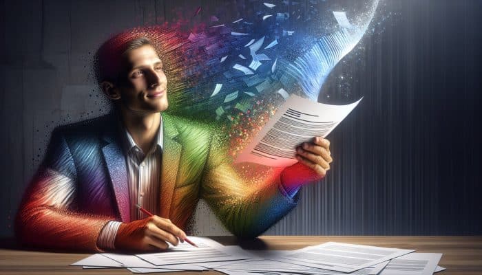 Debt Consolidation for Fair Credit Scores: A Guide | DCL Debt Consolidation for Fair Credit Scores: A person consolidating multiple debts into one loan, showing relief and financial clarity.