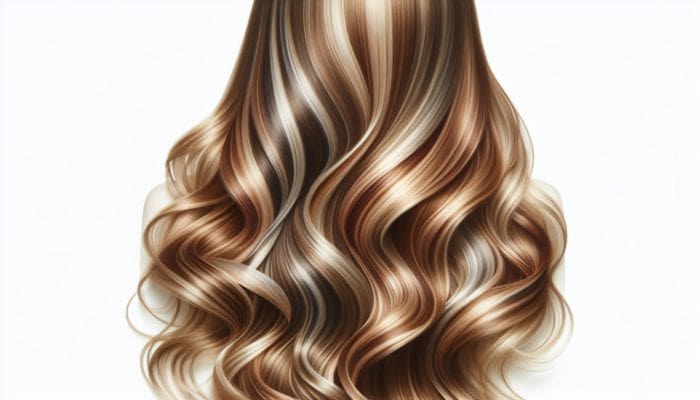 Applying Airtouch Highlights with Blow Dryers: Soft, sun-kissed hair with seamlessly blended highlights, created using gentle air application.