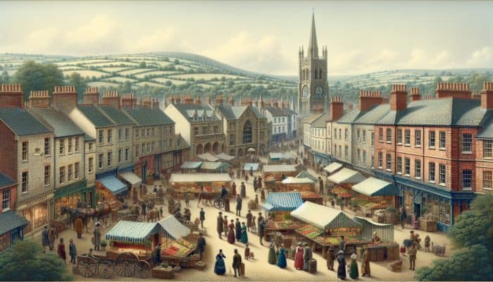 A charming Dorset market town with historic architecture and a vibrant community spirit.