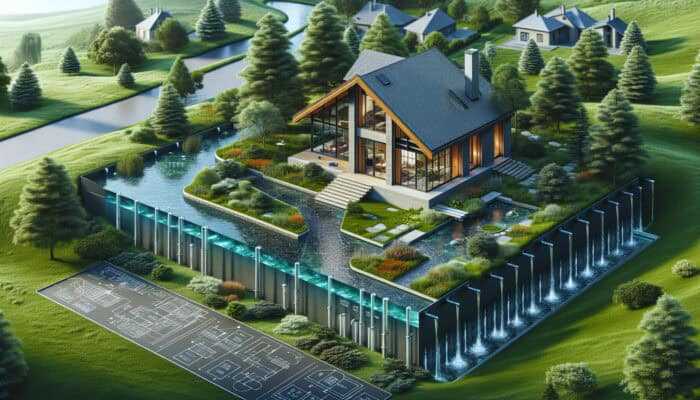 A serene Langley home with effective drainage system protecting foundation and enhancing landscape.