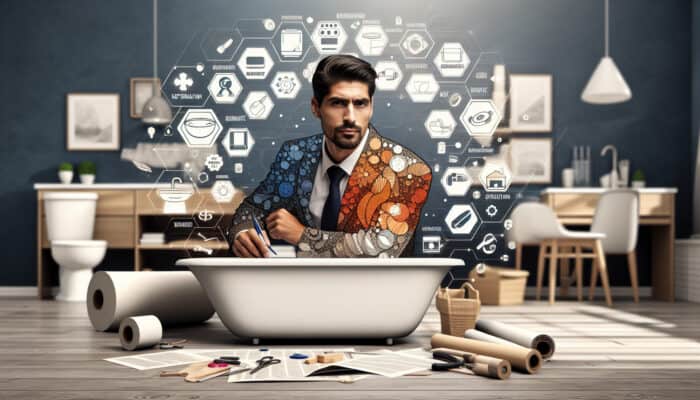 A certified bathtub repair technician in Burnaby working with modern tools, ensuring safe, high-quality repairs.