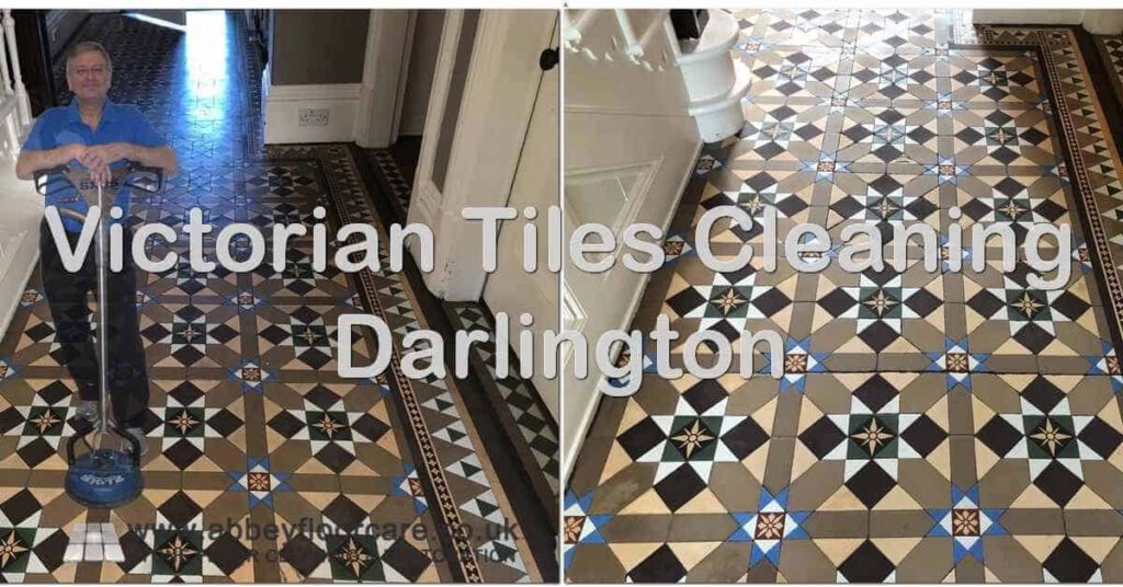 Victorian Tile Cleaning Transforms a Dull Hallway