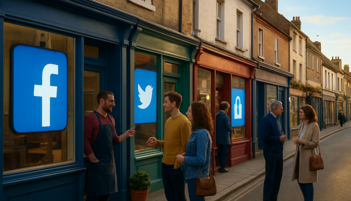 Social Media Management for Small Businesses in Blandford