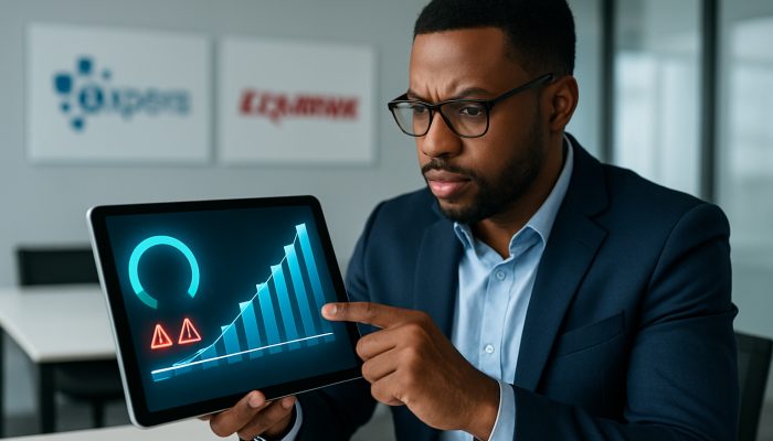 Showing Stable Behaviour To Lenders: Proven Strategies | DCL Professional reviewing digital credit report on tablet with Experian Equifax logos in office