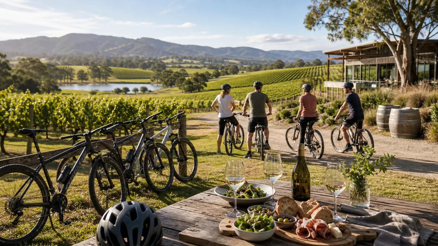 Yarra Valley Guided Bike Tour: visual reference for 5. Yarra Valley Guided Bike Tour: Active Adventures with Lunch and Adjustable Winery Stops