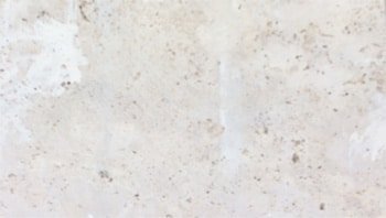 Back face of a travertine tile showing filled natural voids