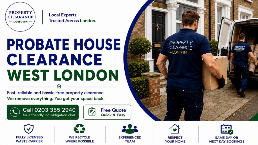 Probate House Clearance Services Available in West London