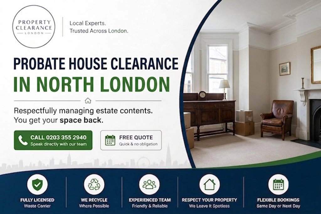 Probate House Clearance in North London Services