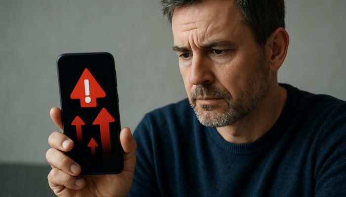 Preparing Statements if Your Spending Looks Risky | DCL UK resident checking smartphone for red-flagged Barclays and HSBC spending alerts